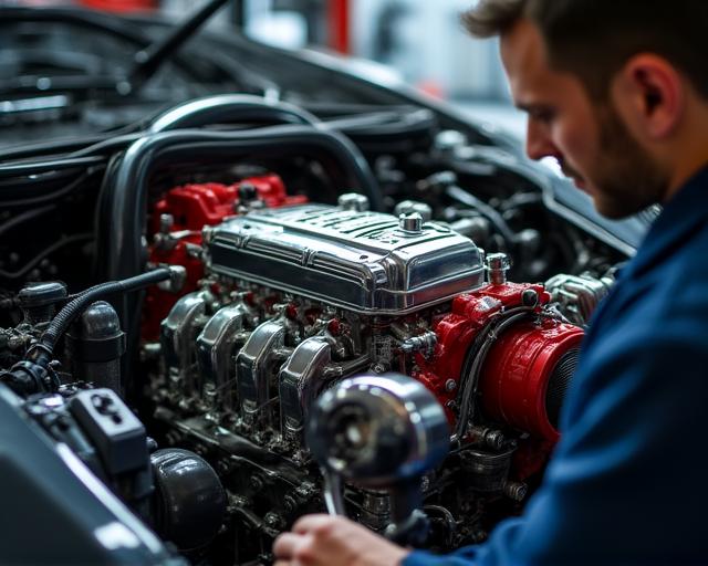 エンジンチューニング作業